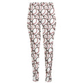 Baseballs Pattern Print High-Waisted Pocket Leggings