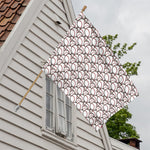 Baseballs Pattern Print House Flag