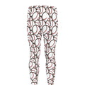 Baseballs Pattern Print Men's Leggings
