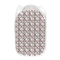 Baseballs Pattern Print Mesh Laundry Hamper