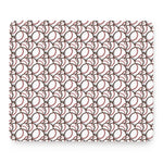 Baseballs Pattern Print Mouse Pad