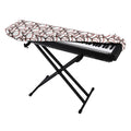 Baseballs Pattern Print Piano Keyboard Cover