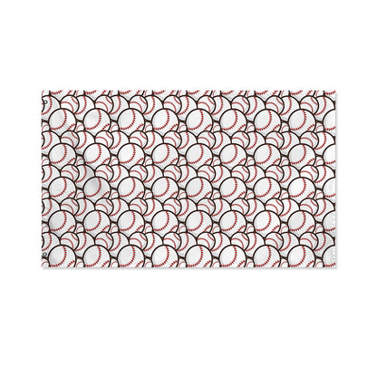 Baseballs Pattern Print Polyester Flag