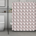 Baseballs Pattern Print Polyester Shower Curtain