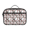Baseballs Pattern Print Portable Lunch Bag