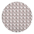 Baseballs Pattern Print Round Blanket