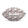 Baseballs Pattern Print Rugby Ball