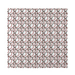 Baseballs Pattern Print Silk Bandana