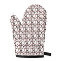 Baseballs Pattern Print Single Oven Mitt