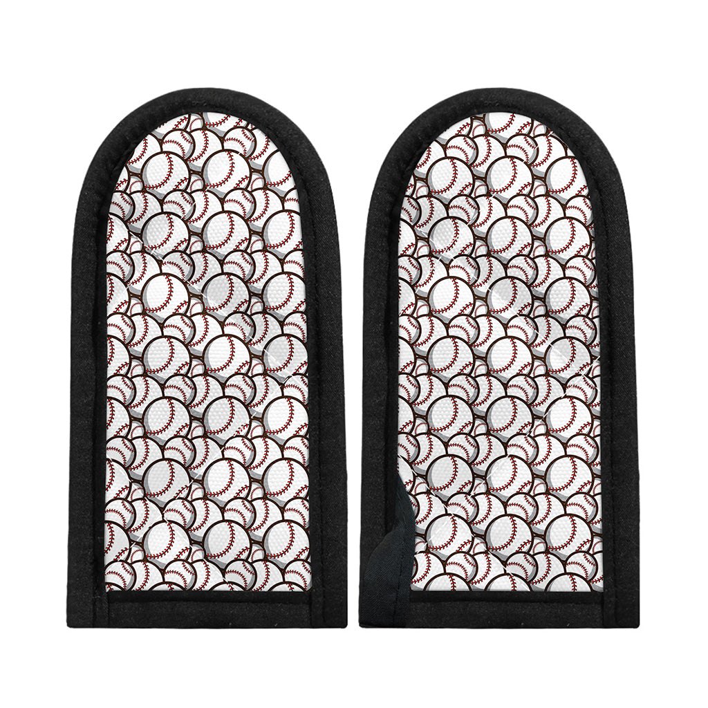 Baseballs Pattern Print Skillet Handle Cover