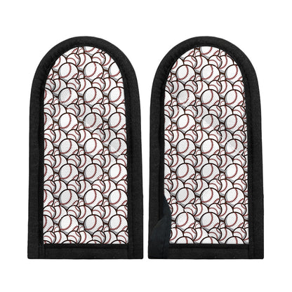 Baseballs Pattern Print Skillet Handle Cover