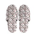 Baseballs Pattern Print Slippers