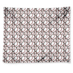 Baseballs Pattern Print Tapestry