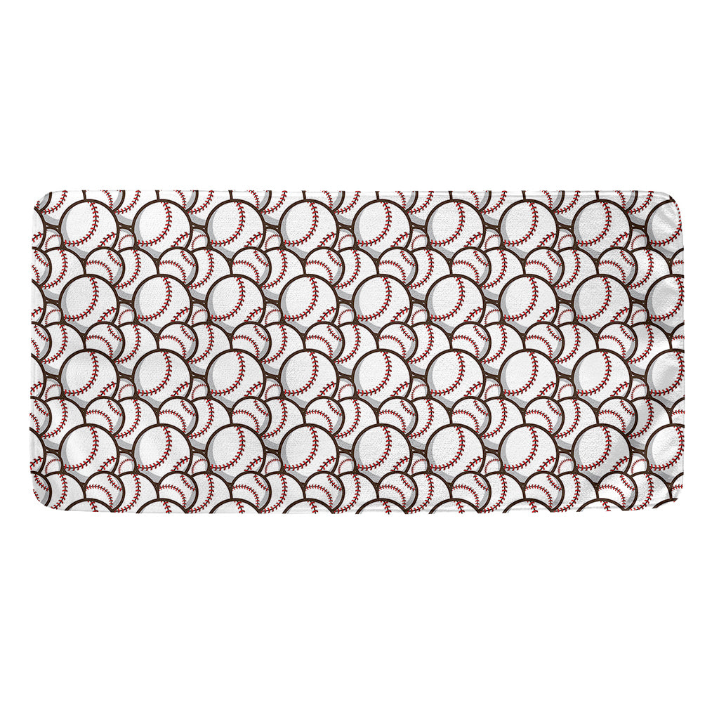 Baseballs Pattern Print Towel