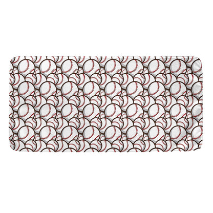 Baseballs Pattern Print Towel