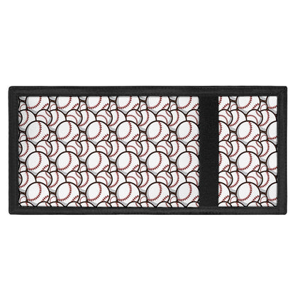 Baseballs Pattern Print Trifold Wallet