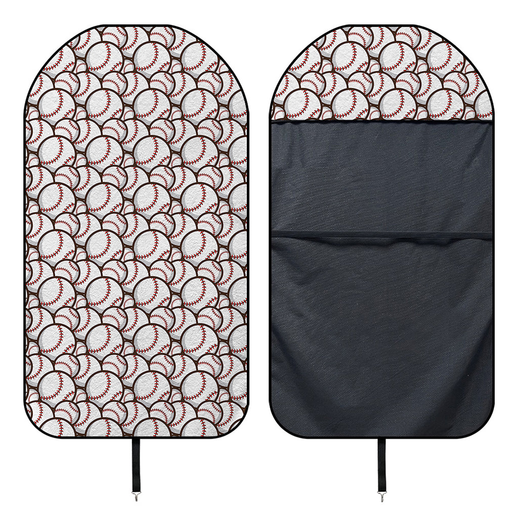 Baseballs Pattern Print Waterproof Car Seat Cover