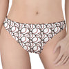 Baseballs Pattern Print Women's Thong