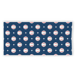 Baseballs Star Pattern Print Beach Towel