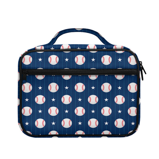 Baseballs Star Pattern Print Briefcase Bible Bag