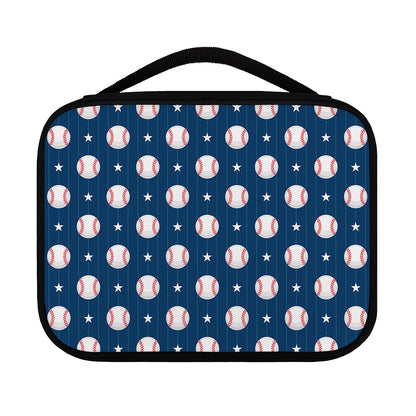 Baseballs Star Pattern Print Classic Bible Case
