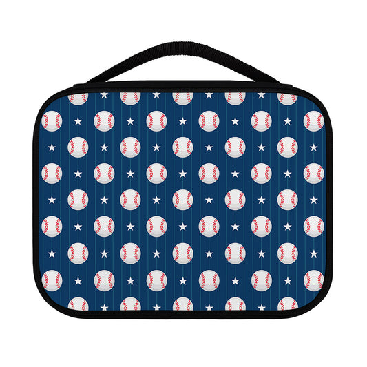 Baseballs Star Pattern Print Classic Bible Case
