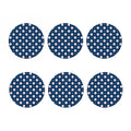 Baseballs Star Pattern Print Coaster Set