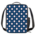 Baseballs Star Pattern Print Crossbody Lunch Bag