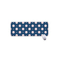 Baseballs Star Pattern Print Extended Mouse Pad