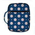 Baseballs Star Pattern Print Front Pocket Bible Bag