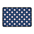 Baseballs Star Pattern Print Kitchen Mat