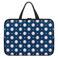 Baseballs Star Pattern Print Laptop Sleeve With Handle