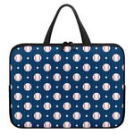 Baseballs Star Pattern Print Laptop Sleeve With Handle
