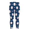 Baseballs Star Pattern Print Men's Leggings
