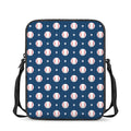 Baseballs Star Pattern Print Rectangular Crossbody Bag