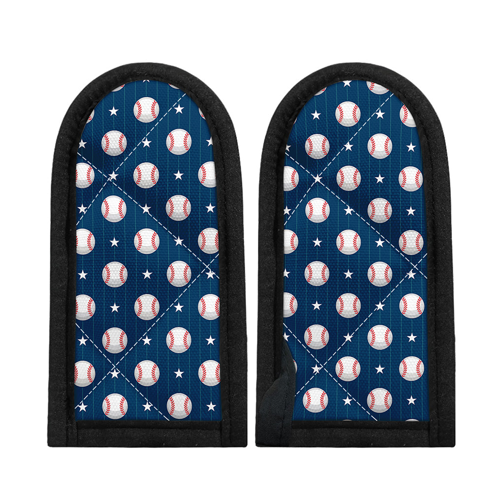 Baseballs Star Pattern Print Skillet Handle Cover