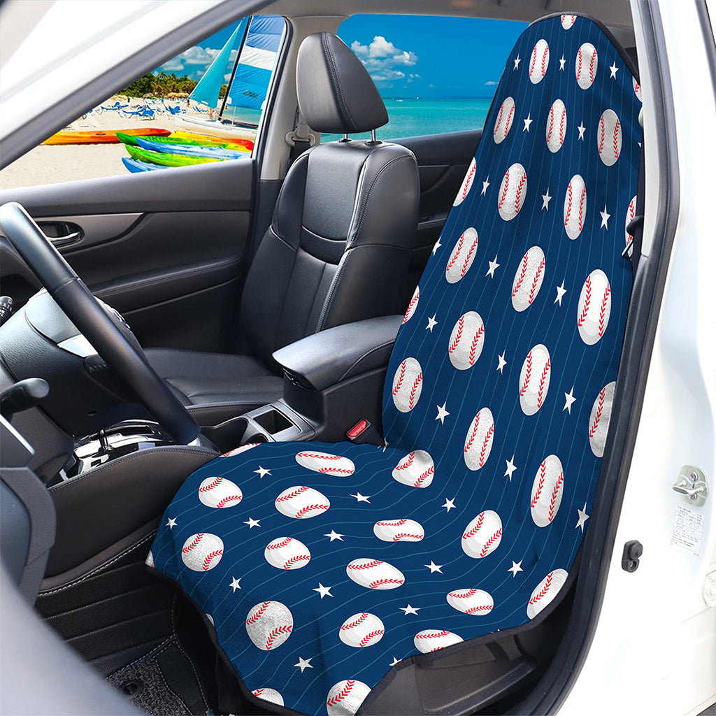 Baseballs Star Pattern Print Waterproof Car Seat Cover