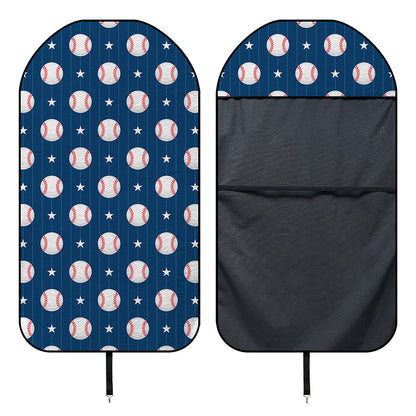 Baseballs Star Pattern Print Waterproof Car Seat Cover