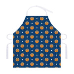 Basketball And Star Pattern Print Adjustable Apron