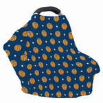 Basketball And Star Pattern Print Baby Seat Cover