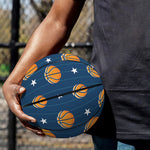 Basketball And Star Pattern Print Basketball