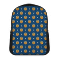 Basketball And Star Pattern Print Casual Backpack