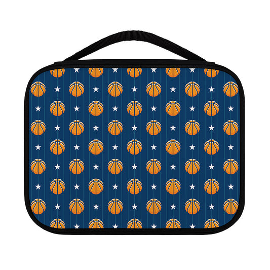 Basketball And Star Pattern Print Classic Bible Case