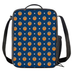 Basketball And Star Pattern Print Crossbody Lunch Bag