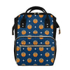 Basketball And Star Pattern Print Diaper Bag