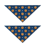Basketball And Star Pattern Print Dog Bandana