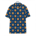 Basketball And Star Pattern Print Hawaiian Shirt