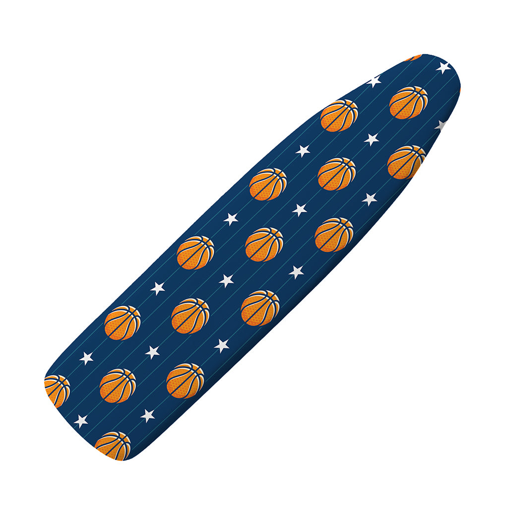 Basketball And Star Pattern Print Ironing Board Cover