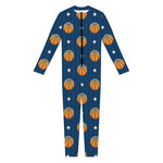 Basketball And Star Pattern Print Jumpsuit