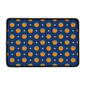 Basketball And Star Pattern Print Kitchen Mat